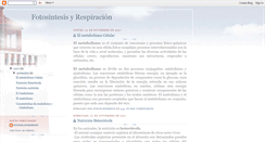 Desktop Screenshot of fotosintesisyrespiracion.blogspot.com