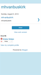 Mobile Screenshot of mhvanbuskirk.blogspot.com