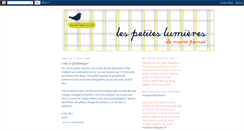 Desktop Screenshot of lespetiteslumieres.blogspot.com