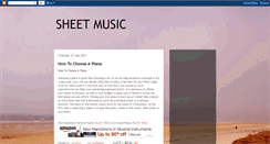 Desktop Screenshot of new-pianosheets.blogspot.com