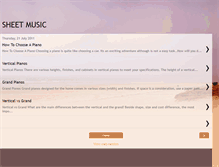 Tablet Screenshot of new-pianosheets.blogspot.com