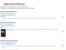 Tablet Screenshot of bookseriesreviews.blogspot.com