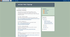 Desktop Screenshot of advisenclippings.blogspot.com