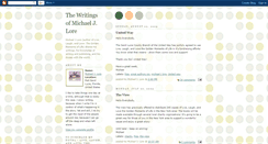 Desktop Screenshot of mjlore.blogspot.com
