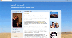 Desktop Screenshot of orderly-conduct.blogspot.com