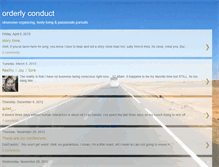 Tablet Screenshot of orderly-conduct.blogspot.com