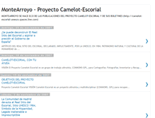 Tablet Screenshot of montearroyo-escorial-camelot.blogspot.com