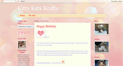 Desktop Screenshot of kittykatskrafts.blogspot.com