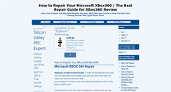 Desktop Screenshot of howtorepairyourmicrosoftxbox360.blogspot.com