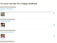 Tablet Screenshot of itsnevertoolateforahappychildhood.blogspot.com