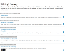 Tablet Screenshot of kiddingnoway.blogspot.com