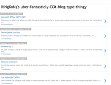 Tablet Screenshot of kingec.blogspot.com