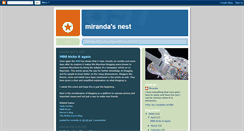 Desktop Screenshot of mirandasnest.blogspot.com