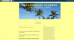 Desktop Screenshot of languageacademyflorida.blogspot.com