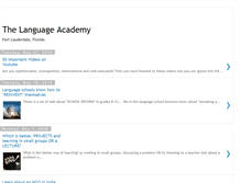 Tablet Screenshot of languageacademyflorida.blogspot.com