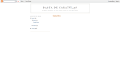 Desktop Screenshot of bastadecaratulas.blogspot.com