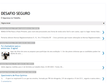 Tablet Screenshot of desafioseguro.blogspot.com