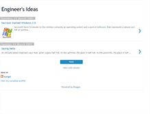 Tablet Screenshot of engineersideas.blogspot.com