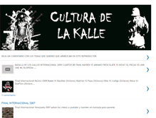 Tablet Screenshot of culturadelakalle.blogspot.com