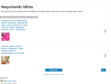 Tablet Screenshot of maquinandoideias.blogspot.com