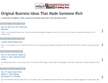 Tablet Screenshot of original-business-ideas.blogspot.com