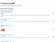 Tablet Screenshot of freedownload88.blogspot.com