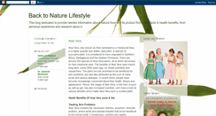 Desktop Screenshot of naturefood4life.blogspot.com