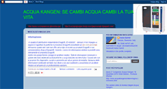 Desktop Screenshot of acqua-kangen-ritornoalleorigini-ivana.blogspot.com