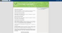 Desktop Screenshot of llegarjesusmaria.blogspot.com