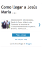 Mobile Screenshot of llegarjesusmaria.blogspot.com