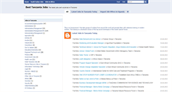 Desktop Screenshot of besttanzaniajobs.blogspot.com