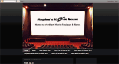 Desktop Screenshot of haydonsmoviehouse.blogspot.com