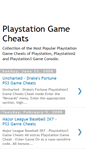 Mobile Screenshot of playstation-gamecheats.blogspot.com