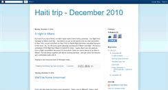Desktop Screenshot of haiti-december2010.blogspot.com