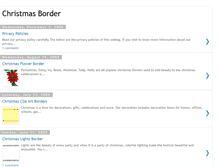Tablet Screenshot of christmasborder.blogspot.com