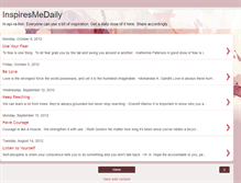 Tablet Screenshot of inspiresmedaily.blogspot.com
