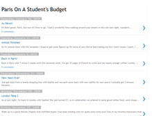Tablet Screenshot of parisonastudentsbudget.blogspot.com