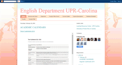 Desktop Screenshot of englishdepartmentuprcarolina.blogspot.com