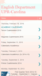 Mobile Screenshot of englishdepartmentuprcarolina.blogspot.com