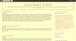 Desktop Screenshot of prayersanddevotions.blogspot.com
