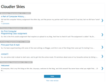 Tablet Screenshot of cloudierskies.blogspot.com