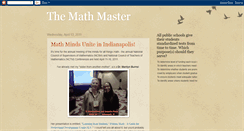 Desktop Screenshot of masterofallthingsmath.blogspot.com