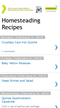 Mobile Screenshot of homesteadingrecipes.blogspot.com