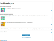 Tablet Screenshot of basklindunyasi.blogspot.com