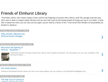 Tablet Screenshot of friendsofelmhurstlibrary.blogspot.com