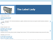 Tablet Screenshot of labelady.blogspot.com