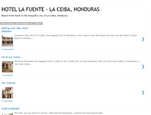 Tablet Screenshot of lafuentehotel.blogspot.com