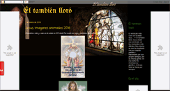 Desktop Screenshot of eltambienlloro.blogspot.com