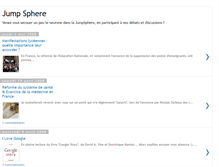 Tablet Screenshot of jumpsphere.blogspot.com