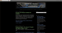 Desktop Screenshot of johanpronk.blogspot.com
